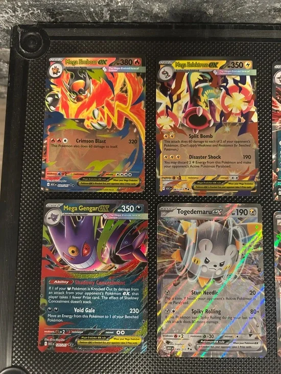 Pokémon TCG Lot of 10 EX Holo Cards from Mega Evolutions Ascended Heroes M/NM - Picture 2 of 3